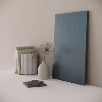 Mostra model drept, albastru petrol, 10x10 cm