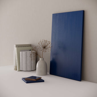 Mostra model drept, indigo, 10x10 cm