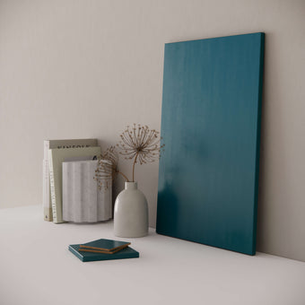 Mostra model drept, turcoaz regal, 10x10 cm