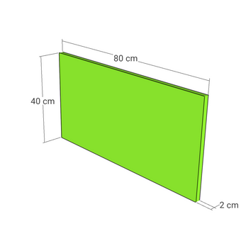 Front sertar, model drept, 80x40 cm