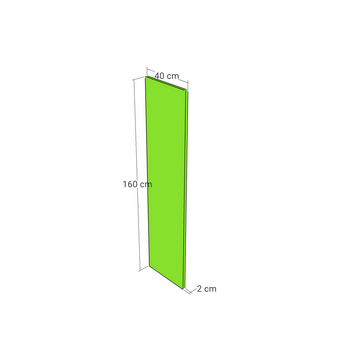 Front usa, model rama lata, stejar, 40x160 cm