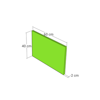 Front usa, model rama lata, stejar, 60x40 cm