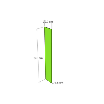 Panou, model drept, 39x240 cm