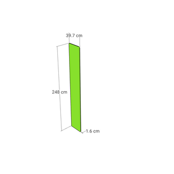Panou, model drept, 39x248 cm