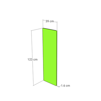 Panou, model drept, 39x123